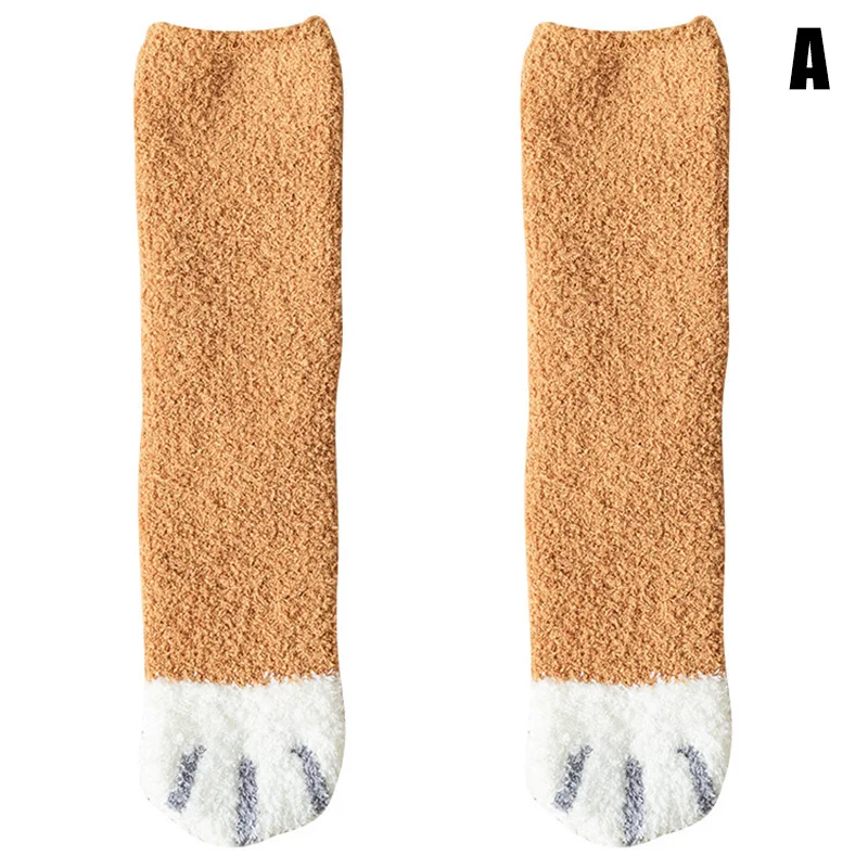 Новинка женские плюшевые флисовые Носки дизайнерские утепленные осенне зимние