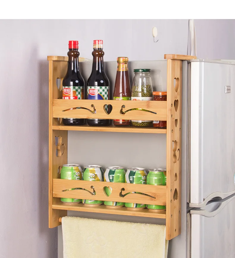 Phyllostachys пушистая холодильник опор кухня получать купить вещь для того, чтобы носить приправа вешалка деревянная полка