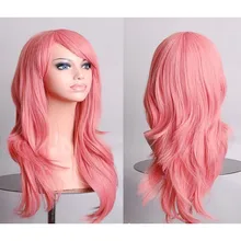 Lang Golvend Haar Hittebestendige Косплей Pruik voor Vrouwen Golvend Krullend Synthetisch Haar Pruiken