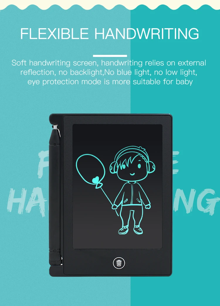 4,4 дюймов мини доска для рисования для детей ЖК-планшет для рисования графический планшет ЖК-дисплей для рисования детская письменная доска
