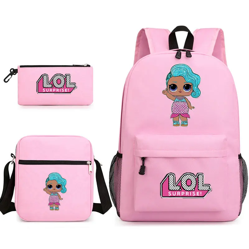 Детские школьные рюкзаки LOL Surprise Dolls для девочек милый мультяшный