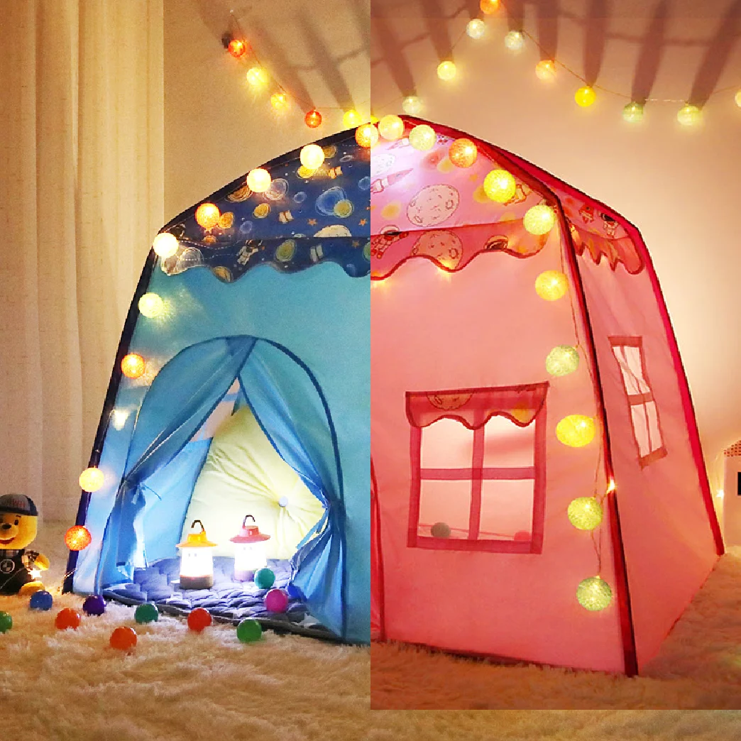 Children's Tent Tipi Playhouse Teepee Tent Enfant Room Ball Pool Camping Tent Princess Castle Birthday Gifts Wigwam Room decor