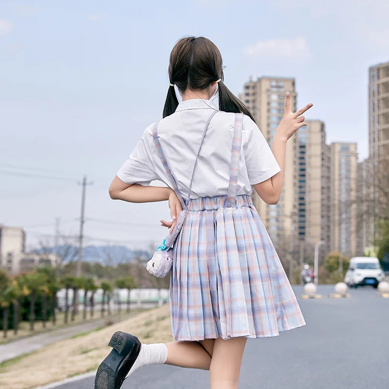 Summer Japanese School Girl Suspender Skirt - 24 - Kawaii Mix