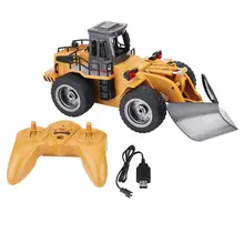 1/18 2,4G 6CH RC инженерный грузовик с дистанционным управлением строительный автомобиль игрушка с крутым светильник эффект для мальчиков подарок для взрослых