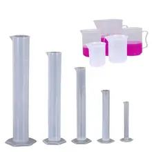 Пластиковые Градуированные цилиндры и пластиковые стаканы, 5 шт Пластиковые Градуированные цилиндры l29k