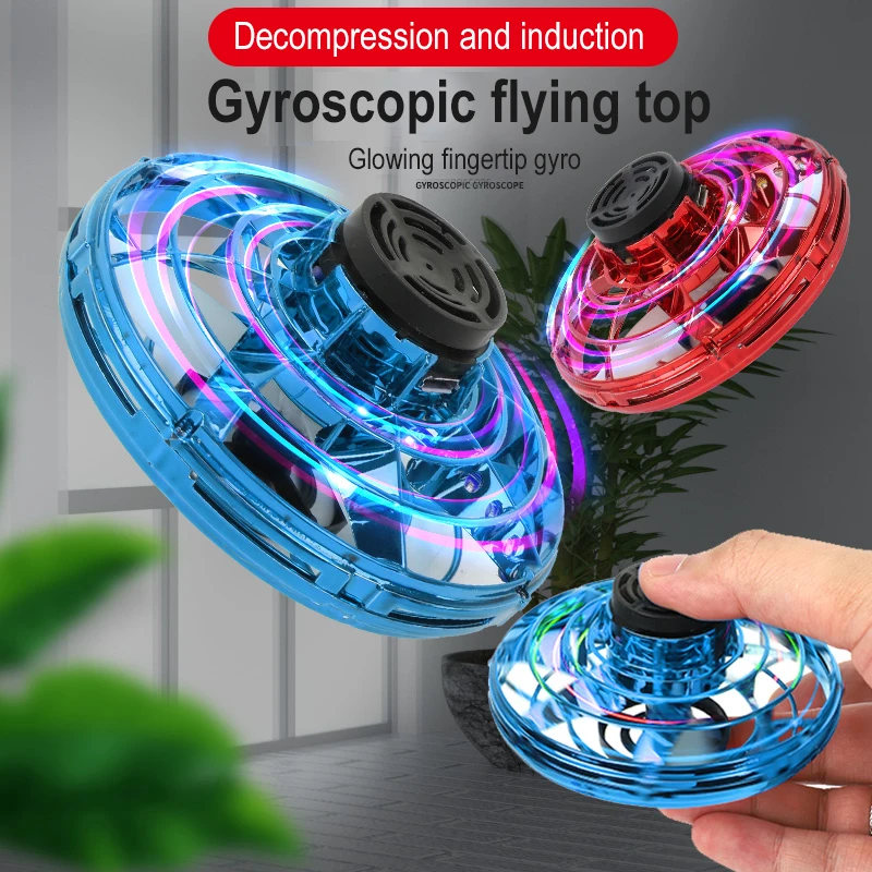 

Mini Drone UFO Flying Hand Operated Induction Aircraft Toys for Kid LED UFO Flying Quadrocopter Dron Dropshipping Christmas Gift