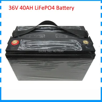 شراء1500W 36V 40AH 50AH سكوتر Batteria 12S 36v Lifepo4 دراجة كهربائية حزمة بطارية دراجة هوائية مع BMS 43.8V 5A شاحن