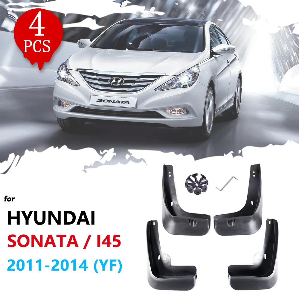 Брызговики для Hyundai Sonata i45 2011 2012 2013 2014 YF 6 автомобильные аксессуары защитные