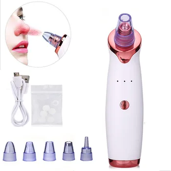 

Blackhead Remover Electric Pore Cleaner Acne Pimple T Zone Diamond Beauty Clean + Blemish Remover Tool Spoon Skin Care Tool