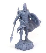 

1/24 75mm 1/18 100mm Resin Model Spartan Warrior Soldier Figure Sculpture Unpainted No Color RW-302