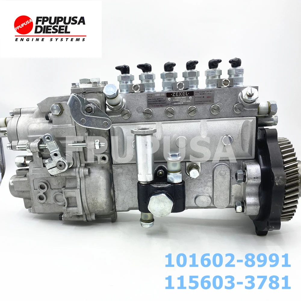 Дизельный Инжекционный насос для двигателя ISUZU ZEXEL 6BG1 6BG1T 101602-8991 115603-3781 1156033781 |