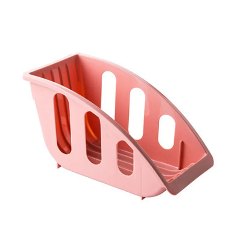 Одинарная сливная плита кухонная стойка держатель Подставка для ложек полка для посуды принадлежность для раковины Сушилка Полка для сушки Органайзер стойка - Цвет: Pink
