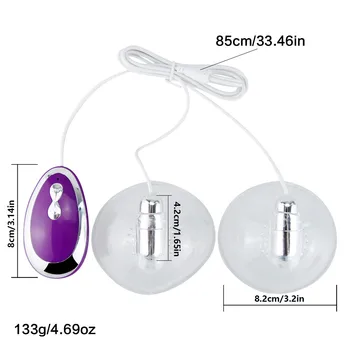 20 Modes Nipple Stimulation Licking Vibrator Breast Enlargement Masturbator Nipple Chest Massage Sex Toys for Women 5