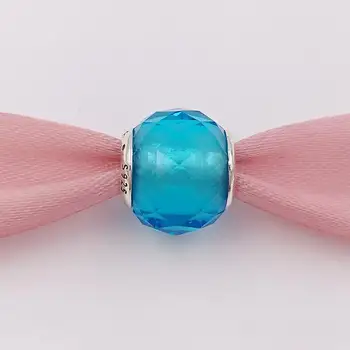 

Hot 100% 925 Sterling Silver European Murano glass Beads 1:1 with logo Fit Pandoras Necklace Bracelets DIY Jewelry 10pcs/lot