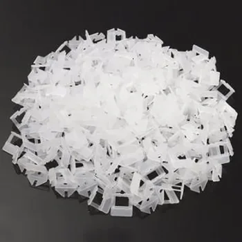 

100pcs Set Tile Leveling System Clips Kit Wall Floor Tile Spacer Tiling Tool 1.0mm