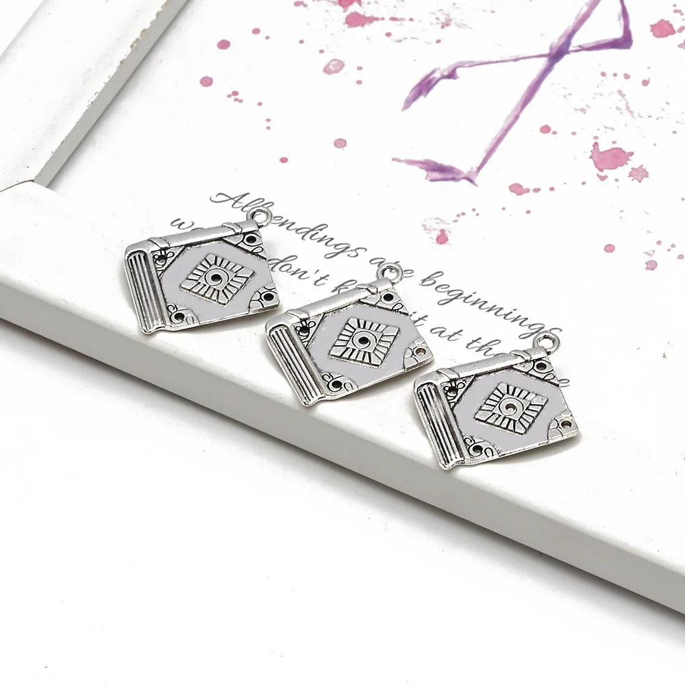 Meibeads 10 шт./лот Подвеска из сплава металлическая книга шарм ювелирные аксессуары