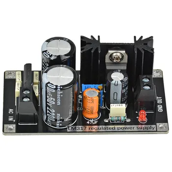 

LM317 Adjustable Regulated Power Supply Board AC to DC Adjustable Linear Regulator with Rectifier Filter Board