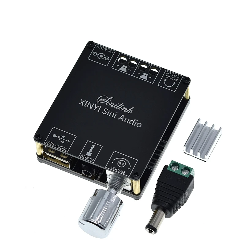 MINI 50Wx2 Bluetooth 5.0 Audio Digitaler Leistungsverstärker Stereo-Board Bluetooth-Verstärker Amplificador 3,5MM USB APP C50L – Detail 11