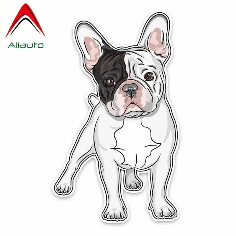 Aliauto Lovely Car Sticker Funny Dog Accessories Vinyl Decal Cover Scratches for Audi A3 Ford Focus 2 Passat Hyundai 15cm*9cm | Автомобили