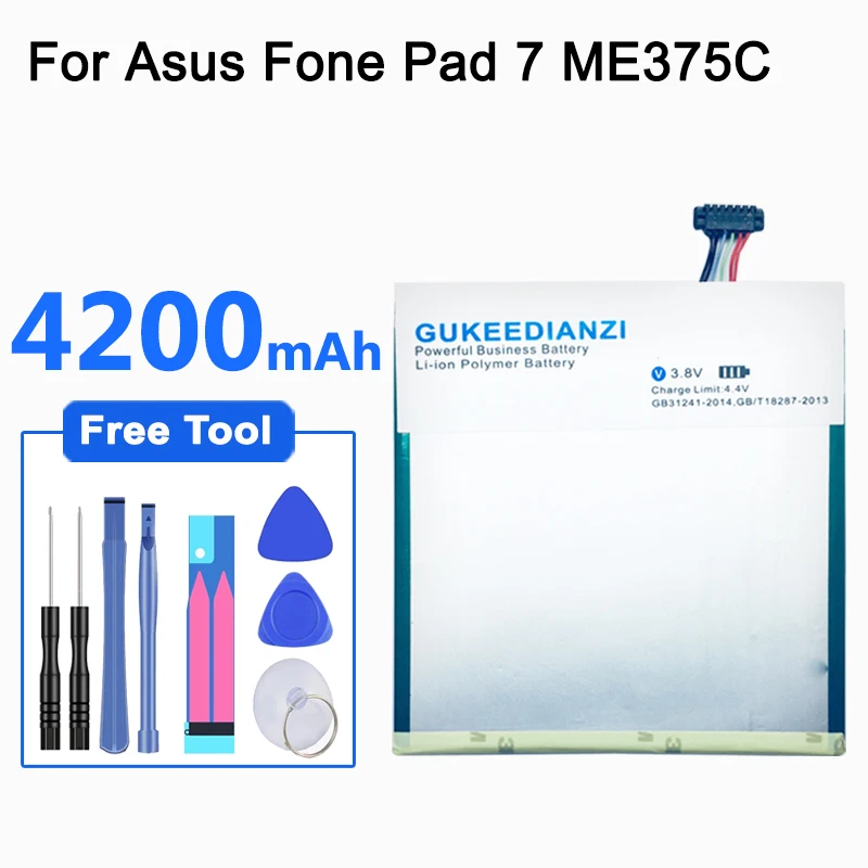 4200 мАч C11P1402 Аккумулятор для ASUS Fone Pad 7 ME375C FE375 FE375CXG K019 планшет литий-полимерный аккумулятор+ бесплатный инструмент