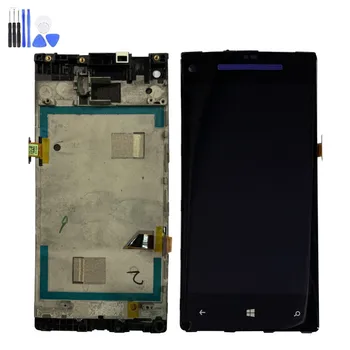 

100% Tested For HTC 8X C620e LCD Display With Touch Sensor Glass Assembly Black Color Without Frame With Frame With Tools Tape