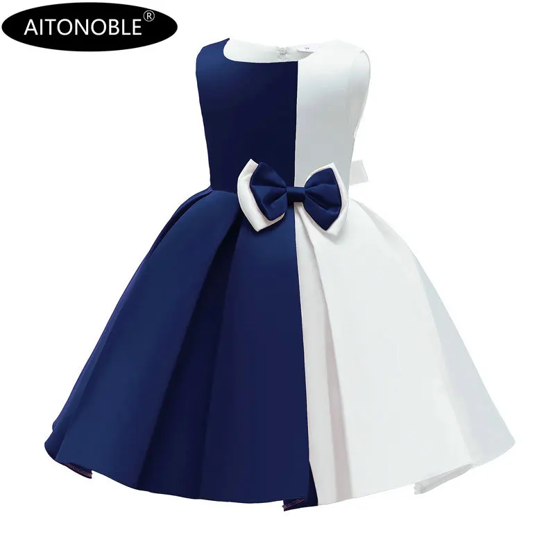 Aitonoble Summer New Costume Gilrs Dress Girl's Dress Princess KidsSkirt Cosplay For Girls With a Gift Bag