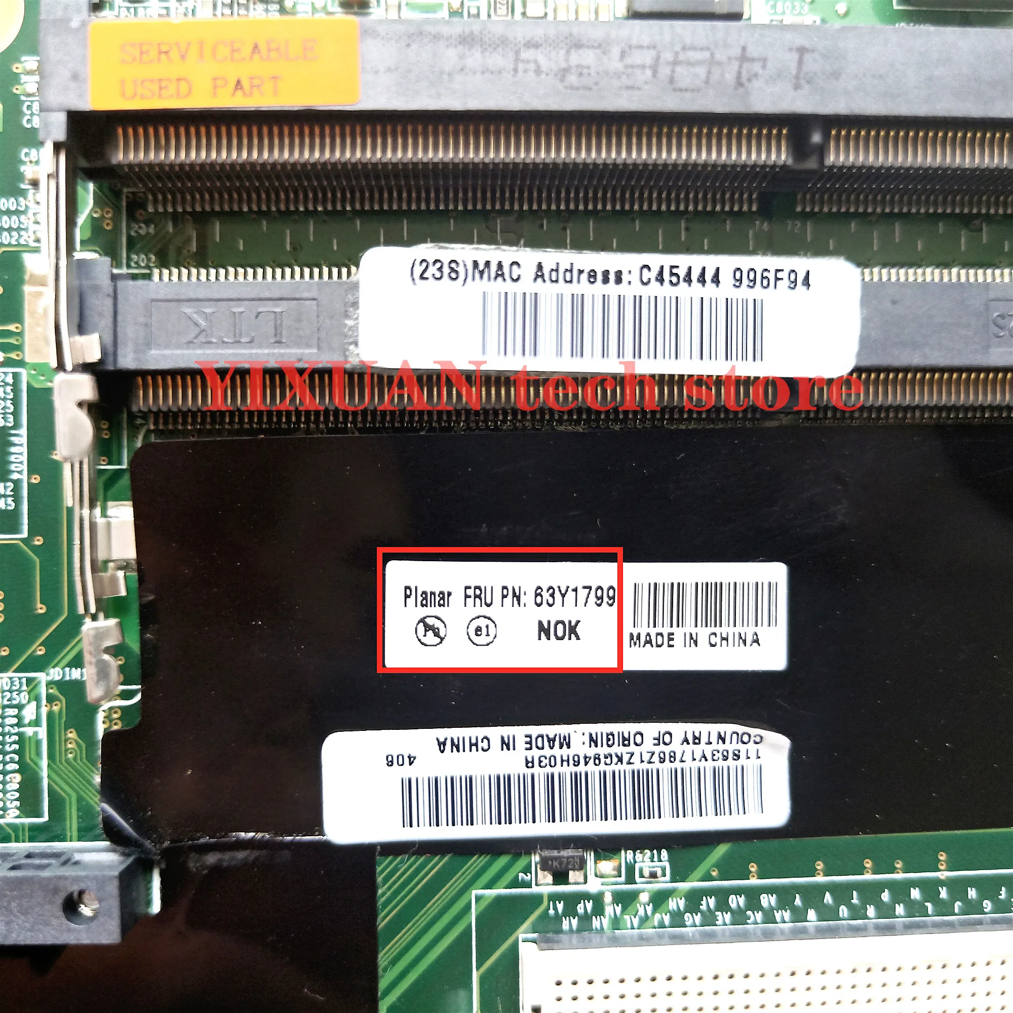 Eshakhare 63Y1799 для lenovo thinkpad L421 Материнская плата ноутбука hm65 gma hd3000 DDR3 DAGC9EMB8E0 REV: E тестовая работа