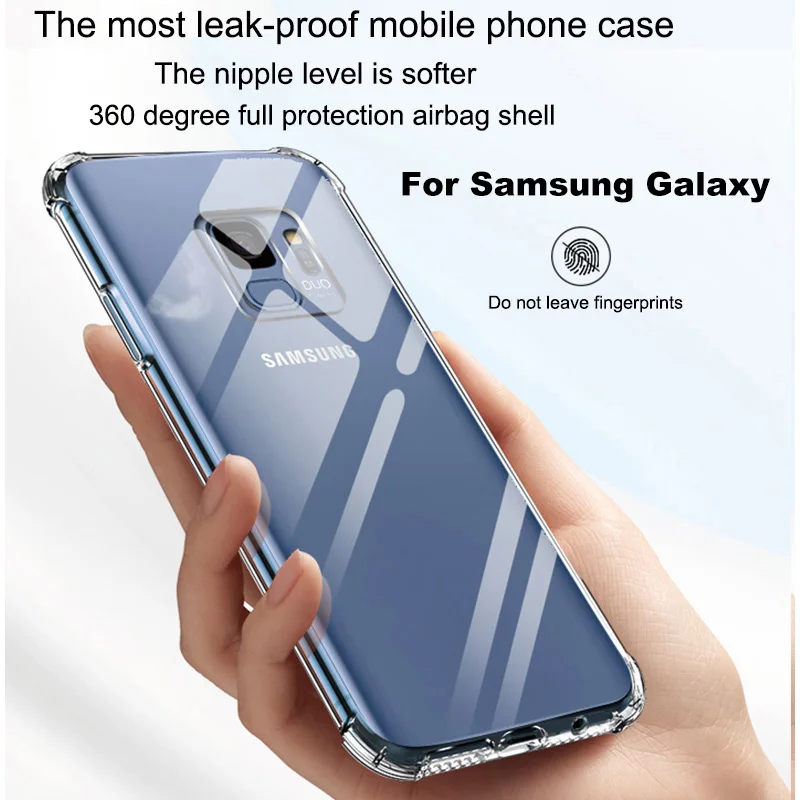 TPU прозрачный мягкий силиконовый чехол для Samsung Galaxy Note 10 Pro A80 A90 A10E A60 A20E A70 A40 A50 A30 A20