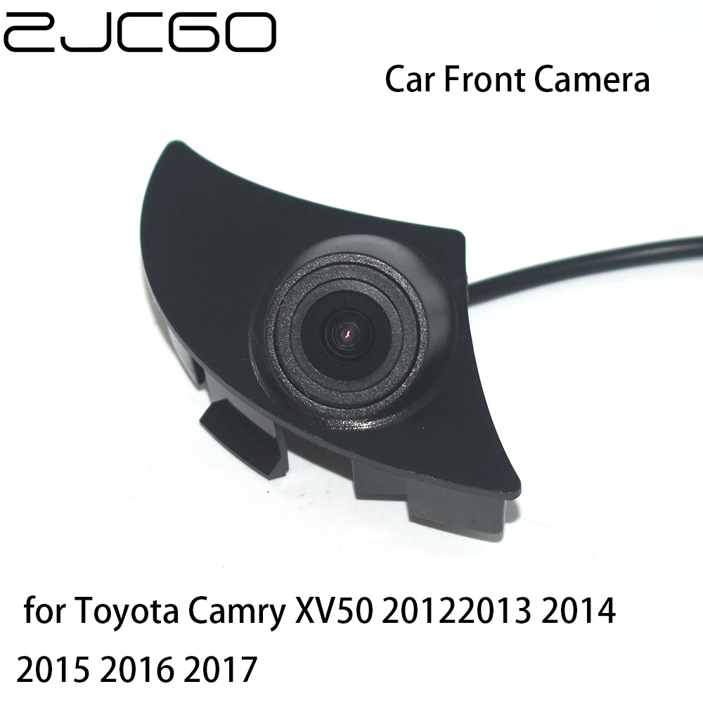 

ZJCGO CCD HD Car Front View Parking LOGO Camera Night Vision Positive Image for Toyota Camry XV50 2012 2013 2014 2015 2016 2017