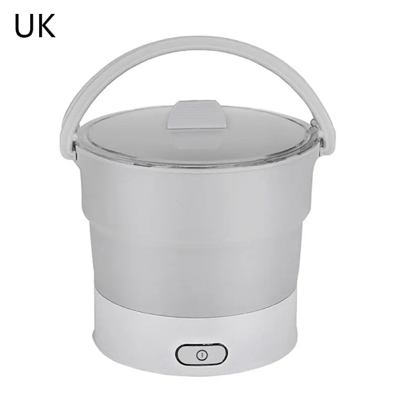 Портативная силиконовая электрическая сковорода, складной чайник, сковорода для путешествий - Цвет: GY-UK