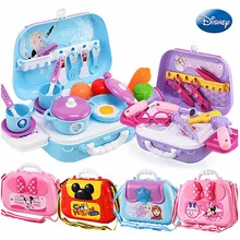 Рождественский подарок disney замороженные дети Juguetes рюкзак инструменты доктор кухонный набор ролевые игры игрушки для девочек Подарки на день рождения для мальчиков