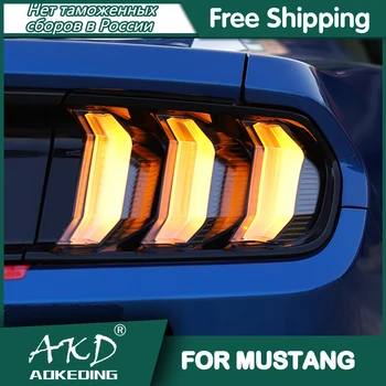 

For Car Ford Mustang 2015-2020 Tail Lamp Led Fog Lights DRL Day Running Light Tuning Tail Lights Car Accessories