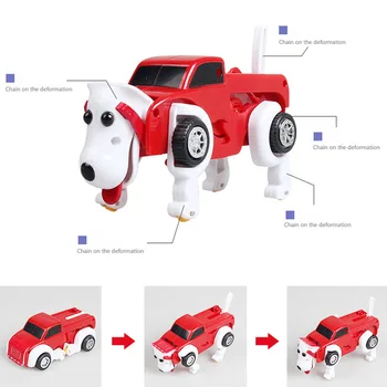 

HOT Car Wind-up Smart Toy for Kids Automatic Trans Boy Toy Gift Wind-up Dog Toys TI99
