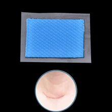 1 шт. удалить травмы ожога лист восстановления кожи 5 см x 3,5 см x 2 мм Силиконовые удаления патч многоразовый гель от угрей лечение шрамов терапия силиконовый пластырь