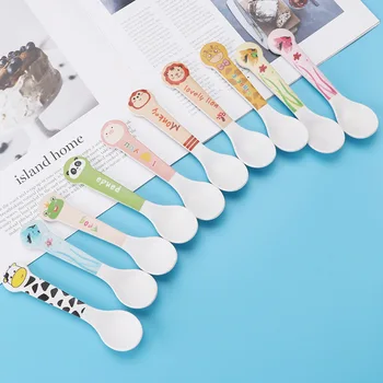 

Creative Cute Cartoon Bamboo Fabric Children Spoon Household CHILDREN'S Baby Eating Supplement Spoon Fork Children Tableware
