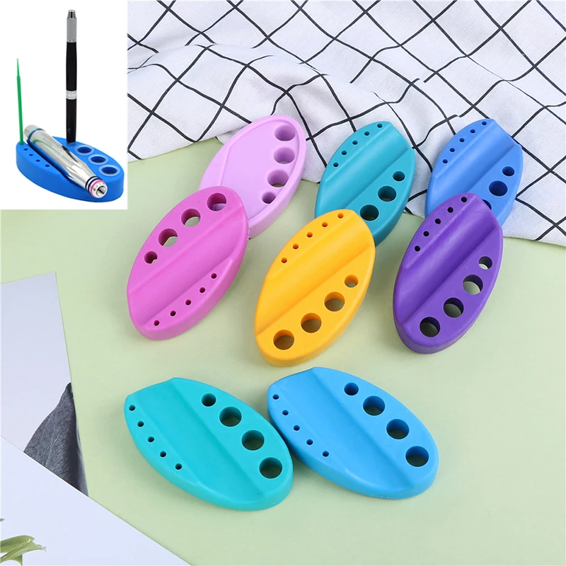 1PC Oval Silicone Holder Stand Microblading Pigment Ink Cup hine Permanent Makeup Tool Tattoo Accesories