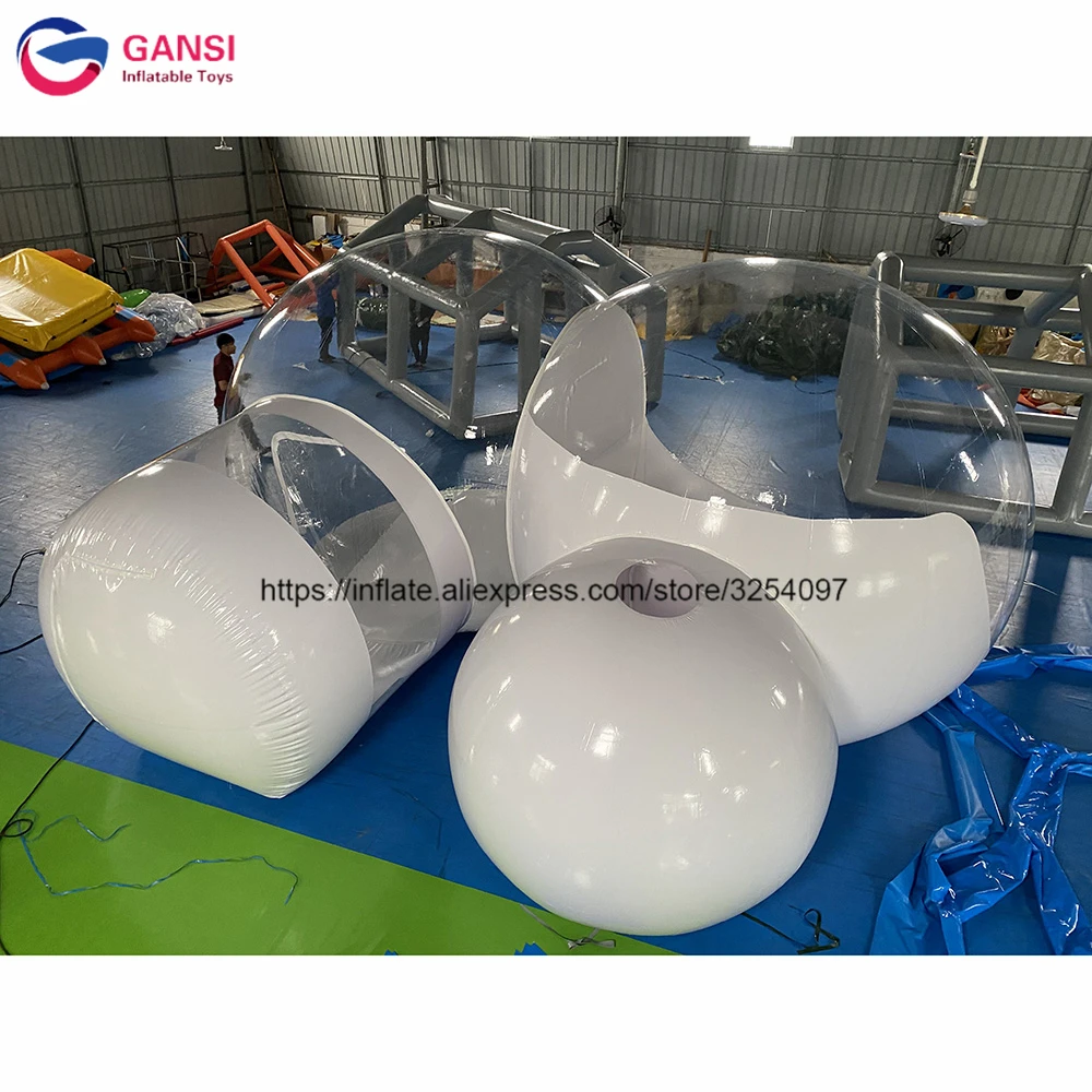 Customized Inflatable Dome Canopy Gazebos Clear Inflatable Garden Tent For Camping promotional canopy inflatable air dome