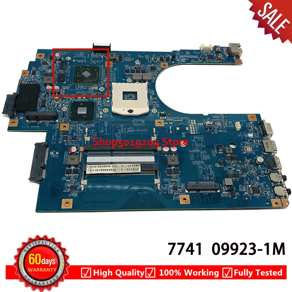 Материнская плата для ноутбука Acer aspire 7741 7741G JE70-CP МБ 09923-1 M 48 4 hn01.01m MBRCC01001 MB.RCC01.001 |