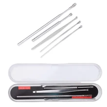 Professional 5Pcs/Set High quality Stainless Steel Ear Tapping Ear Clean Earwax Skimmed Ear Selection Easy-to-use Ear Care Tools