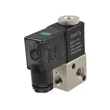 Черный чехол, электрическая часть, пневматический Соленоидный клапан, катушка DC 24V 3W