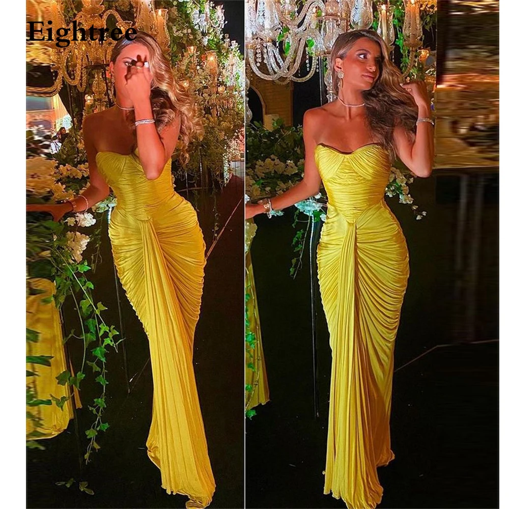 Night Dress Gowns Vestidos | Women Gown Evening Dress | Party Dress Night  Yellow - Evening Dresses - Aliexpress