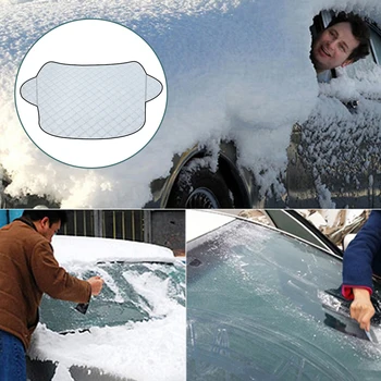 

Car Covers Car Windscreen Cover Anti Snow Frost Ice Windshield Dust Protector Heat Sun Shade Ice Large Snow Dust Protector