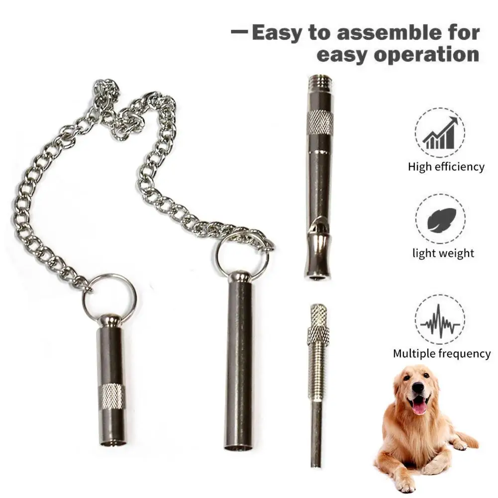 

Dog Whistle Professional Adjustable Frequency Ultrasonic Dog Whistle Training Tool Pet Dog Training Products New Arrival