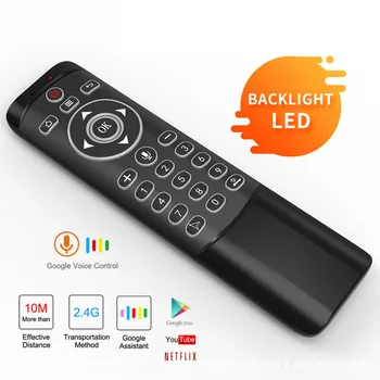 

MT1 Voice Remote Control 2.4G Wireless Mini Keyboard Air Mouse Gyroscope for HK1 H96 MAX X96 mini Android TV Box