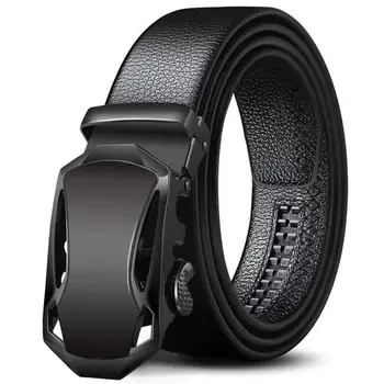 

High Quality Belt Men Belt Automatic Leather Luxury Black Belt Men's Belts Automatic Buckle Cummerbunds Male 30 styles