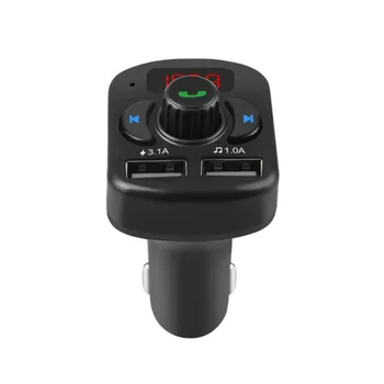 

Car Wireless Bluetooth Handsfree Car Kit FM Transmitter Audio Receiver MP3 Player Dual USB Fast Charger Car Accessories