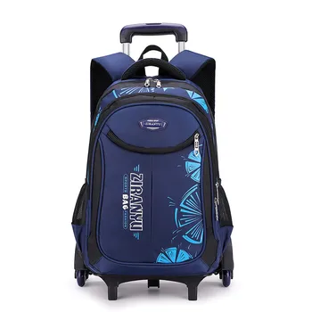 

Rolling Backpack Trolley School Bag for Girls Boys Wheeled Bag Travel Luggage Elementary School Backpack Mochila Escolar