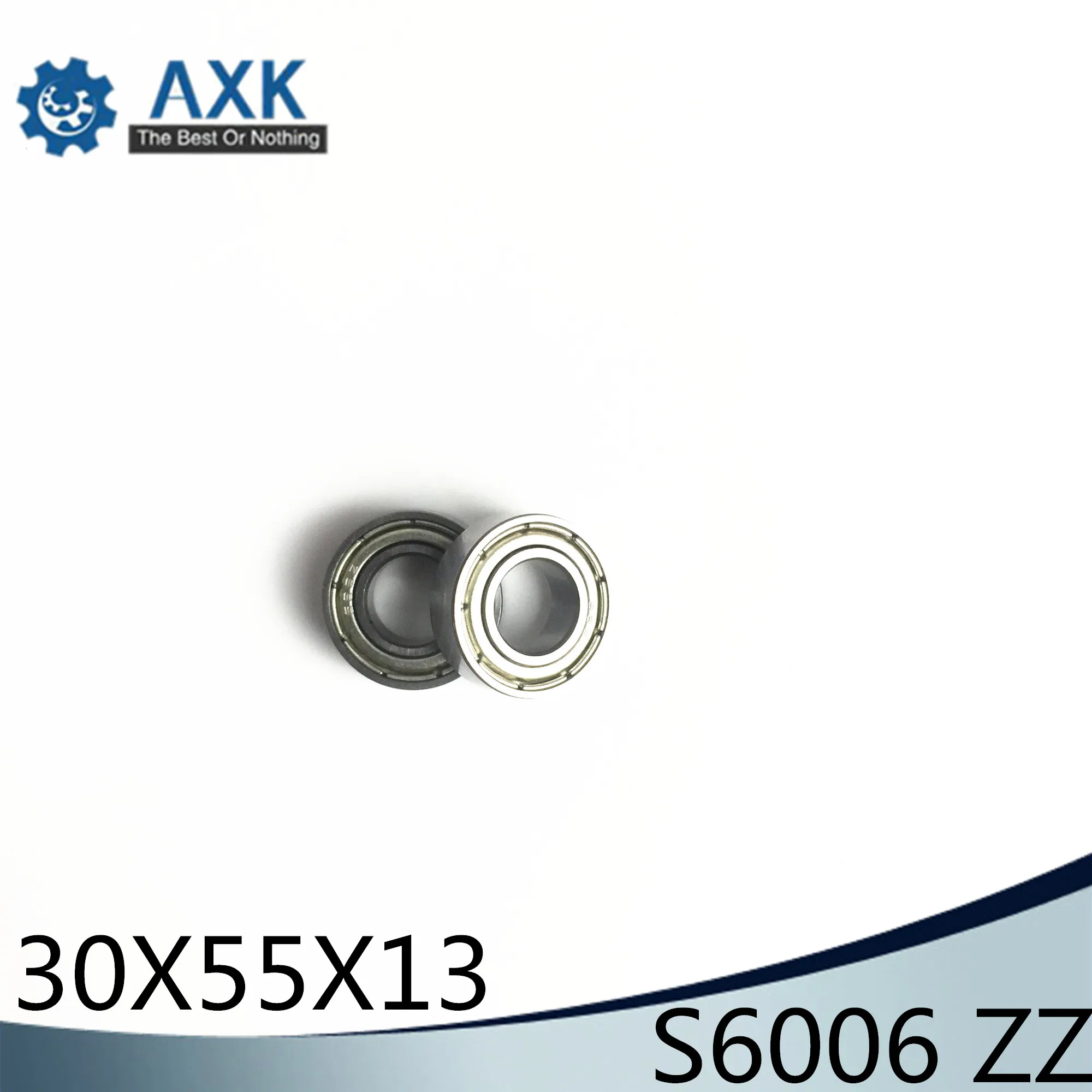 S6006ZZ Bearing 30*55*13 mm ( 2PCS ) ABEC-1 S6006 Z ZZ S 6006 440C Stainless Steel S6006Z Ball Bearings