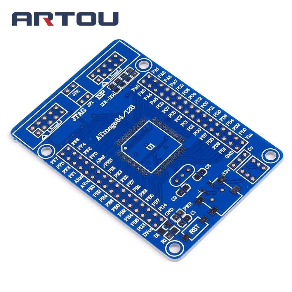 AVR ATmega64 ATmega128 развития доска для учебы основной плате комплект