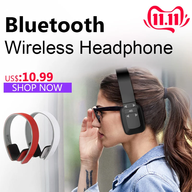 XMXCZKJ умные беспроводные наушники Bluetooth стерео гарнитура с микрофоном Поддержка стерео аудио громкой связи для мобильного телефона планшета